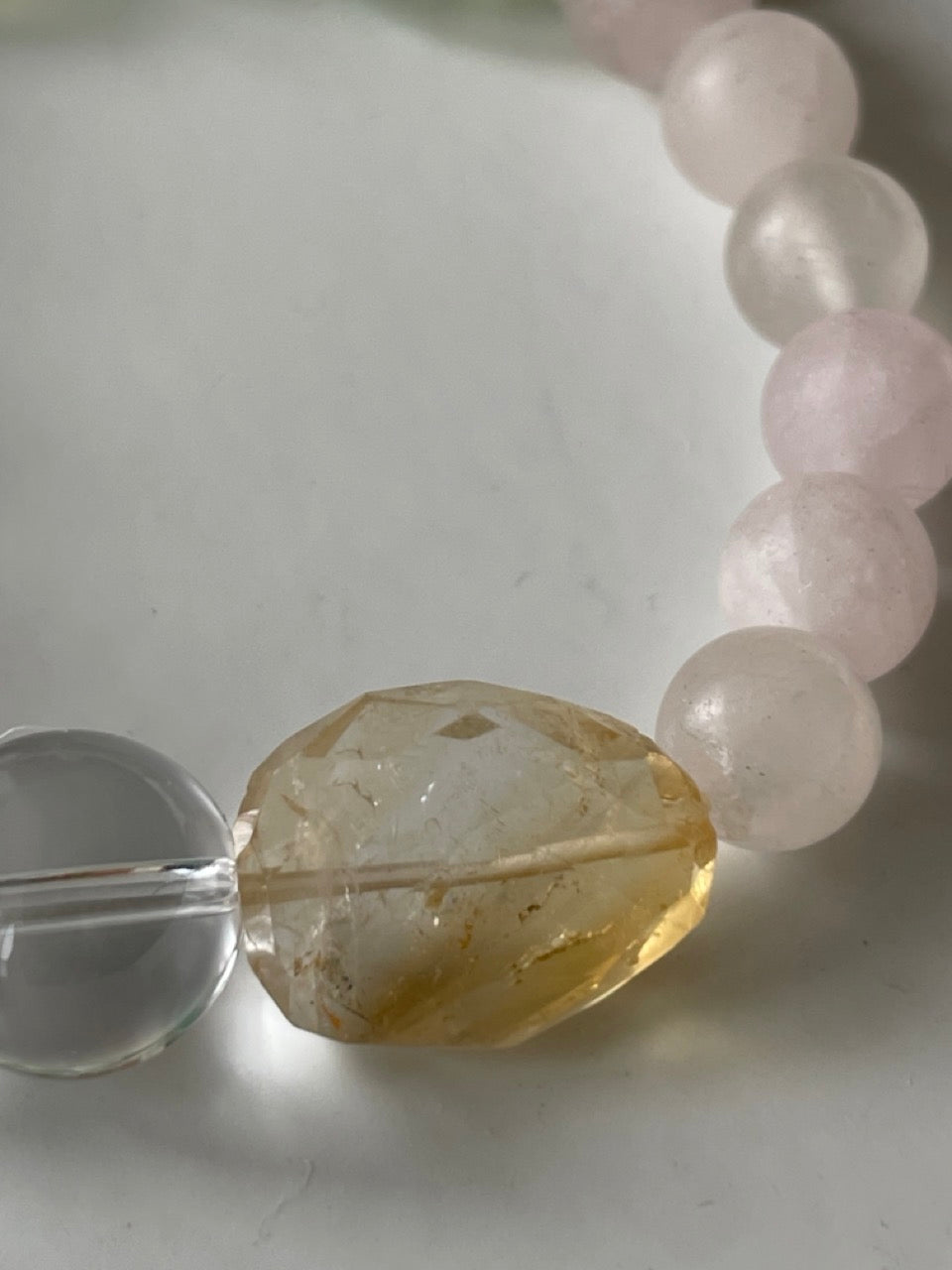 Green Ivy in rosé clouds