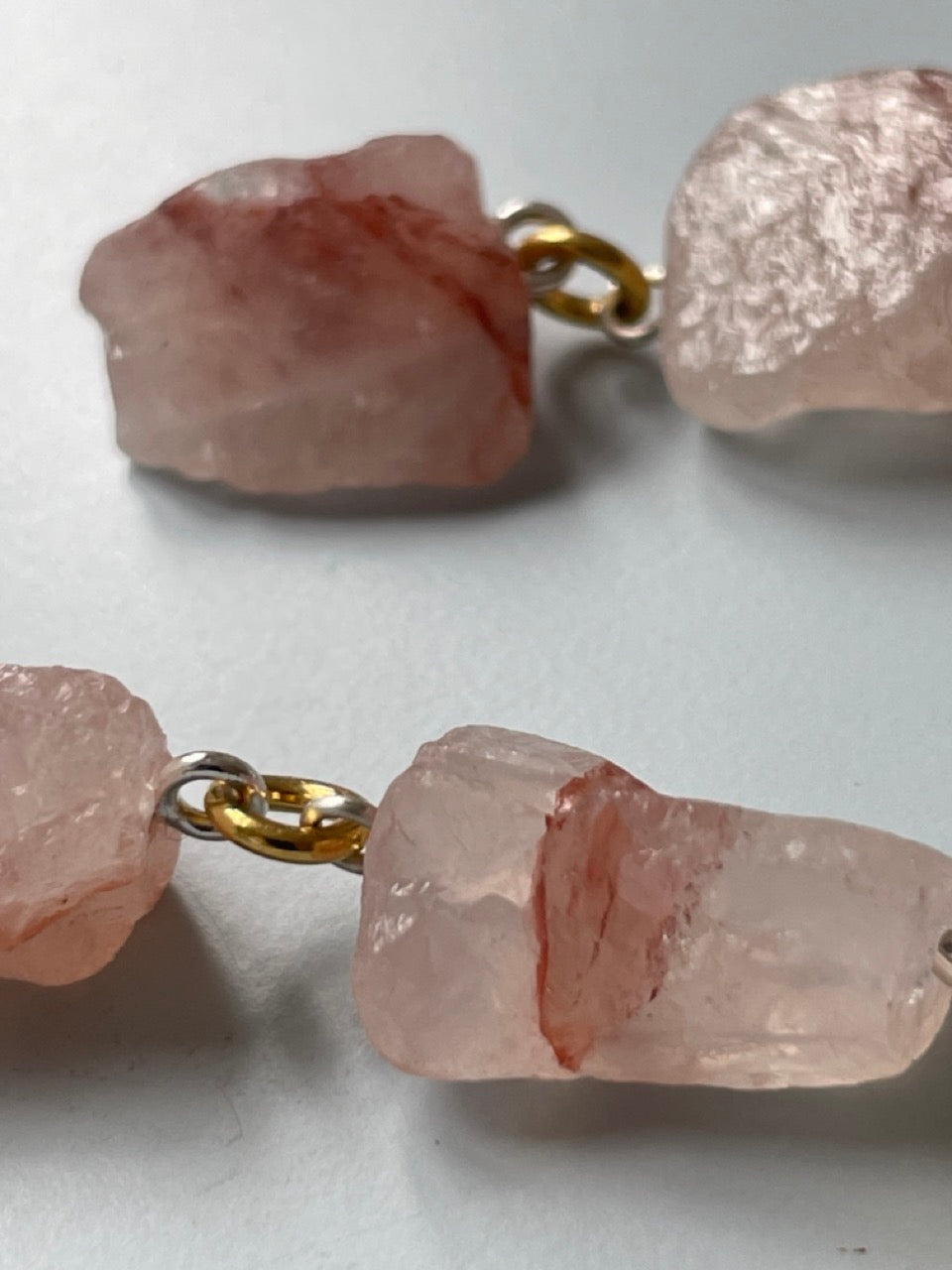 Strawberry quartz hangings